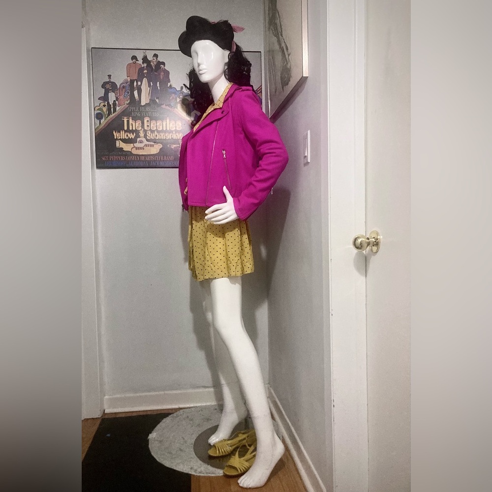 Vintage 1950s 9pc Adult Halloween Costume “Hot Pink Lady”